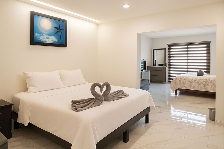 Sunset Suite Lujo y Cerca de la Playa 6 Huéspedes